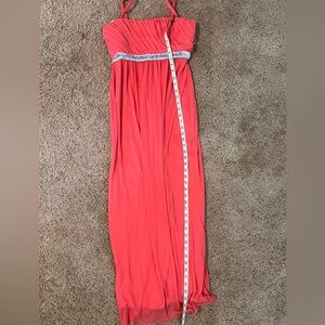 Sweet Storm Maxi Dress Coral